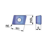 INSERT FBM  (Central inser t for general purpose) - Big-tools Industrial Supply Tools for Metal Cutting
